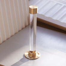 Load image into Gallery viewer, Hooks & Rods / Brass + Acrylic Valet Rod