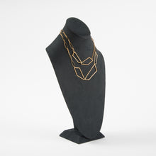 Load image into Gallery viewer, Suede Jewelry Neck Form
